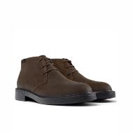 Picture of CAMPER MEN'S DEAN LEATHER ANKLE BOOTS IN DARK BROWN 2