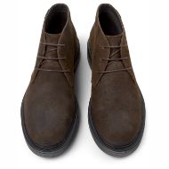 Picture of CAMPER MEN'S DEAN LEATHER ANKLE BOOTS IN DARK BROWN 4