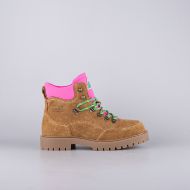 Picture of SCOTCH&SODA WOMEN'S TOBY SUEDE BOOTS IN BEIGE 1
