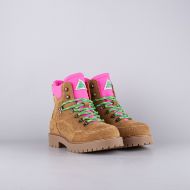 Picture of SCOTCH&SODA WOMEN'S TOBY SUEDE BOOTS IN BEIGE 2
