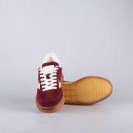Picture of SCOTCH&SODA WOMEN'S NIXIE SUEDE SNEAKERS IN BORDEAUX 5