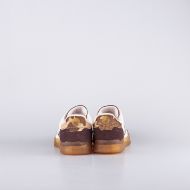 Picture of SCOTCH&SODA WOMEN'S NIXIE LEATHER SNEAKERS WITH PRINT IN BEIGE 4