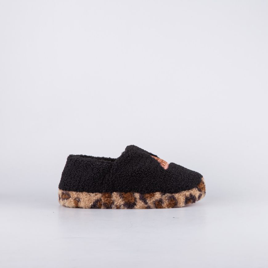 Picture of SCOTCH&SODA WOMEN'S COZY LOAFERS WITH PRINT IN BLACK