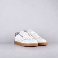 Picture of SCOTCH&SODA MEN'S SLIM LEATHER SNEAKERS IN WHITE 2