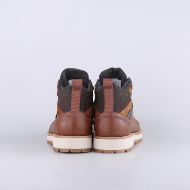 Picture of SCOTCH&SODA MEN'S NEW YORK SUEDE AND LEATHER BOOTS IN BROWN 4