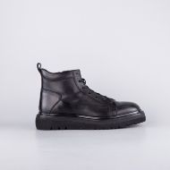 Picture of CERRUTI 1881 MEN'S LEATHER BOOTS IN BLACK CSSU01643M 1