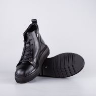 Picture of CERRUTI 1881 MEN'S LEATHER BOOTS IN BLACK CSSU01643M 5