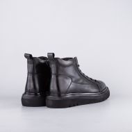 Picture of CERRUTI 1881 MEN'S LEATHER BOOTS IN BLACK CSSU01643M 3