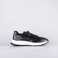 Picture of CERRUTI 1881 MEN'S LEATHER SNEAKERS IN BLACK CSSU01647M 1