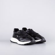 Picture of CERRUTI 1881 MEN'S LEATHER SNEAKERS IN BLACK CSSU01647M 2