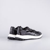 Picture of CERRUTI 1881 MEN'S LEATHER SNEAKERS IN BLACK CSSU01647M 3