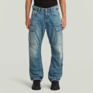 Picture of G-STAR MEN'S CONTOR 3D REGULAR CARGO JEANS IN VINTAGE CIRRUS BLUE 1