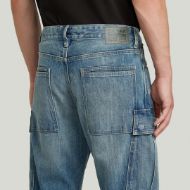 Picture of G-STAR MEN'S CONTOR 3D REGULAR CARGO JEANS IN VINTAGE CIRRUS BLUE 3