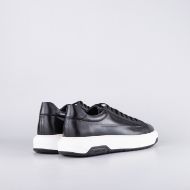 Picture of CERRUTI 1881 MEN'S LEATHER SNEAKERS IN BLACK CSSU01662L 3