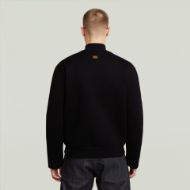 Picture of G-STAR MEN'S FABRIC MIX KNIT JACKET IN BLACK 3