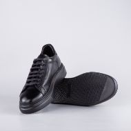 Picture of CERRUTI 1881 MEN'S LEATHER SNEAKERS IN BLACK CSSU01661M 5