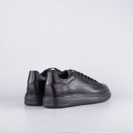 Picture of CERRUTI 1881 MEN'S LEATHER SNEAKERS IN BLACK CSSU01661M 3