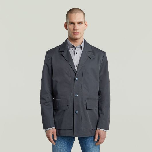 Показвай детайлите за G-STAR МЪЖКО 4 POCKET САКО В ТЪМНОСИНЬО 1 - FanPoint Снимка на G-STAR МЪЖКО 4 POCKET САКО В ТЪМНОСИНЬО 1
