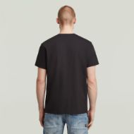 Picture of G-STAR MEN'S FABRIC MIX POCKET T-SHIRT IN BLACK 2