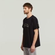 Picture of G-STAR MEN'S PATCHES LOOSE T-SHIRT IN BLACK 2