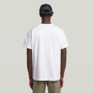 Picture of G-STAR MEN'S PATCHES LOOSE T-SHIRT IN WHITE 2