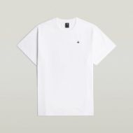 Picture of G-STAR MEN'S BACK PHOTO PRINT LOOSE T-SHIRT IN WHITE KNEE PATCH 5