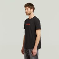 Picture of G-STAR MEN'S GEL PRINT T-SHIRT IN BLACK 2