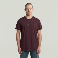 Picture of G-STAR MEN'S GEL PRINT T-SHIRT IN PURPLE 1
