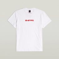 Picture of G-STAR MEN'S GEL PRINT T-SHIRT IN WHITE 6