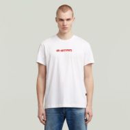 Picture of G-STAR MEN'S GEL PRINT T-SHIRT IN WHITE 1