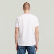 Picture of G-STAR MEN'S GEL PRINT T-SHIRT IN WHITE 2