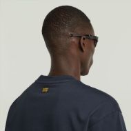 Picture of G-STAR MEN'S A LINE WOVEN MIX BOXY T-SHIRT IN DARK BLUE 3
