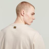 Picture of G-STAR MEN'S A LINE WOVEN MIX BOXY T-SHIRT IN WHITE 3