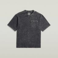 Picture of G-STAR MEN'S WASHED POCKET T-SHIRT IN BLACK 6
