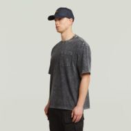 Picture of G-STAR MEN'S WASHED POCKET T-SHIRT IN BLACK 2
