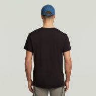 Picture of G-STAR MEN'S HD PRINT T-SHIRT IN BLACK 2