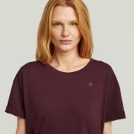 Picture of G-STAR WOMEN'S ROLLED UP SLEEVE BOYFRIEND T-SHIRT IN PURPLE 3