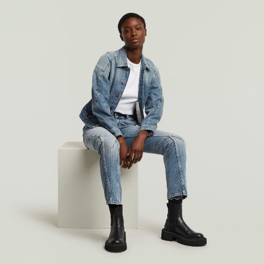 Показвай детайлите за G-STAR ДАМСКО ЯКЕ KITOH 3D JACKET В СИНЬО 3 - FanPoint Снимка на G-STAR ДАМСКО ЯКЕ KITOH 3D JACKET В СИНЬО 3