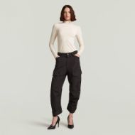 Picture of G-STAR WOMEN'S CARGO 3D BOYFRIEND PANTS IN BLACK 3