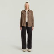 Picture of G-STAR WOMEN'S 3D BIKER KNIT SLIM R KNITTED SWEATER IN BEIGE 5