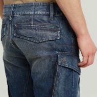 Picture of G-STAR MEN'S ROVIC ZIP 3D REGULAR TAPERED DENIM JEANS IN ANTIQUE BLUE CREEK 3