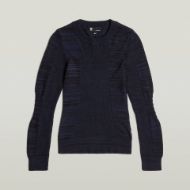 Picture of G-STAR WOMEN'S 3D BIKER KNIT SLIM R KNITTED SWEATER IN MULTI 6