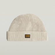 Picture of G-STAR MEN'S ORIGINALS FISHERMAN BEANIE IN WHITE 1