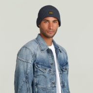 Picture of G-STAR MEN'S ORIGINALS FISHERMAN BEANIE IN DARK BLUE 2