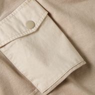 Picture of G-STAR WOMEN'S WASHED MIX BOXY CROPPED T-SHIRT IN BEIGE 7