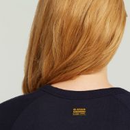 Picture of G-STAR WOMEN'S EMBRO PATCH SLIM TOP IN DARK BLUE 4