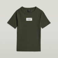 Picture of G-STAR WOMEN'S EMBRO PATCH SLIM T-SHIRT IN ASFALT 6