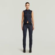 Снимка на G-STAR ДАМСКИ ЕЛЕК PITCHED HEM SLIM VEST PM 2.0 В ТЪМНОСИНЬО 5