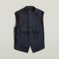 Снимка на G-STAR ДАМСКИ ЕЛЕК PITCHED HEM SLIM VEST PM 2.0 В ТЪМНОСИНЬО 6