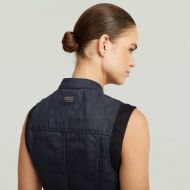 Снимка на G-STAR ДАМСКИ ЕЛЕК PITCHED HEM SLIM VEST PM 2.0 В ТЪМНОСИНЬО 4